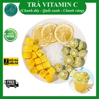 Trà Vitamin C chứa Viên chanh dây, Quất xanh, Chanh vàng giúp detox, giải khát, tăng đề kháng