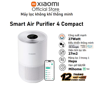 Máy lọc không khí Xiaomi Smart Air Purifier 4 Compact EU - Bảo hành 12 tháng chính hãng