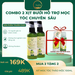 Xịt dưỡng tóc tinh dầu bưởi hương nhu giúp mọc tóc nhanh ngăn ngừa rụng tóc chuyên sâu, mọc tóc