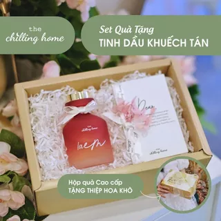 Tinh Dầu Thơm Phòng The Chilling Home - Set Quà Tinh Dầu - Quà Tặng Sinh Nhật/Nhà Mới/Khai Trương