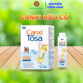 Canxi cho bé Tosa Canxi hữu cơ có Vitamin D3 K2 MK7 Kẽm ZinC sinh học giúp trẻ Tăng chiều cao