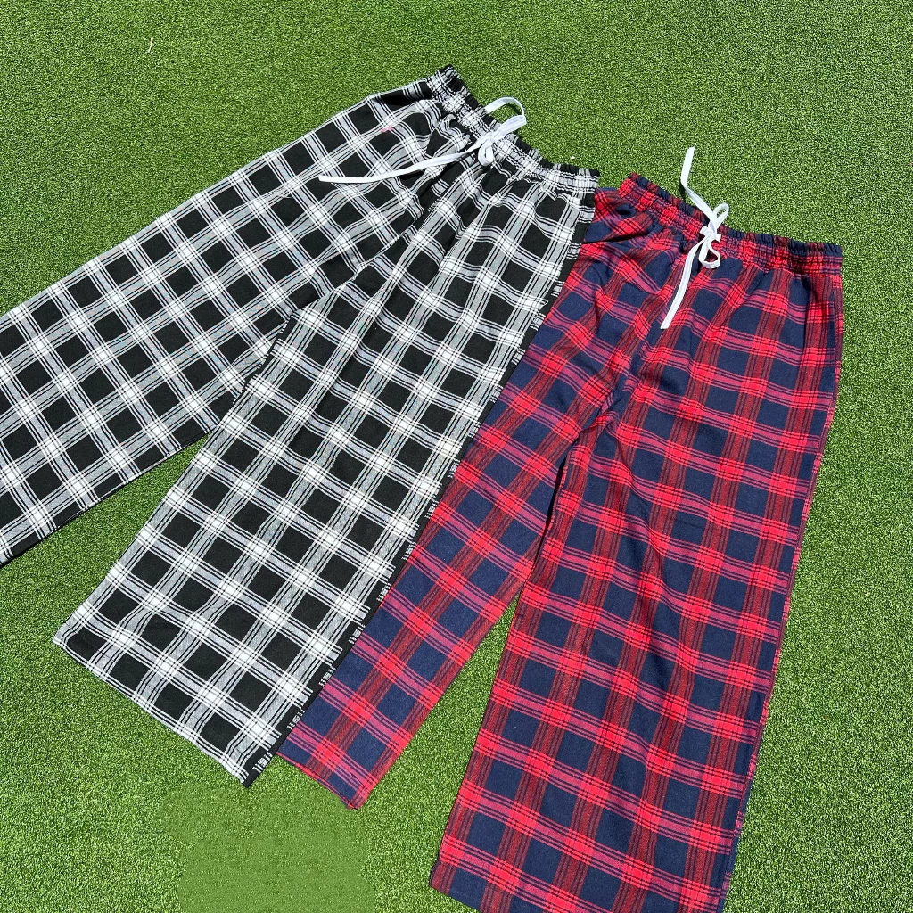 Quần Dài Ống Suông SAIGONESE Plaid Pants Unisex Nam Nữ 2 Màu