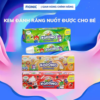 Kem đánh răng nuốt được cho bé KODOMO 40G Thái Lan