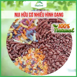 Nui gạo lứt, nui rau củ đầy đủ hình dạng 500g, nui hữu cơ, ăn kiêng eatclean, giảm cân, bé ăn dặm