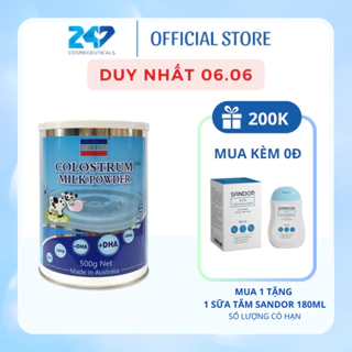 Sữa non Colostrum Milk Powder giúp tăng cường hệ miễn dịch, tăng sức đề kháng, bảo vệ sức khoẻ