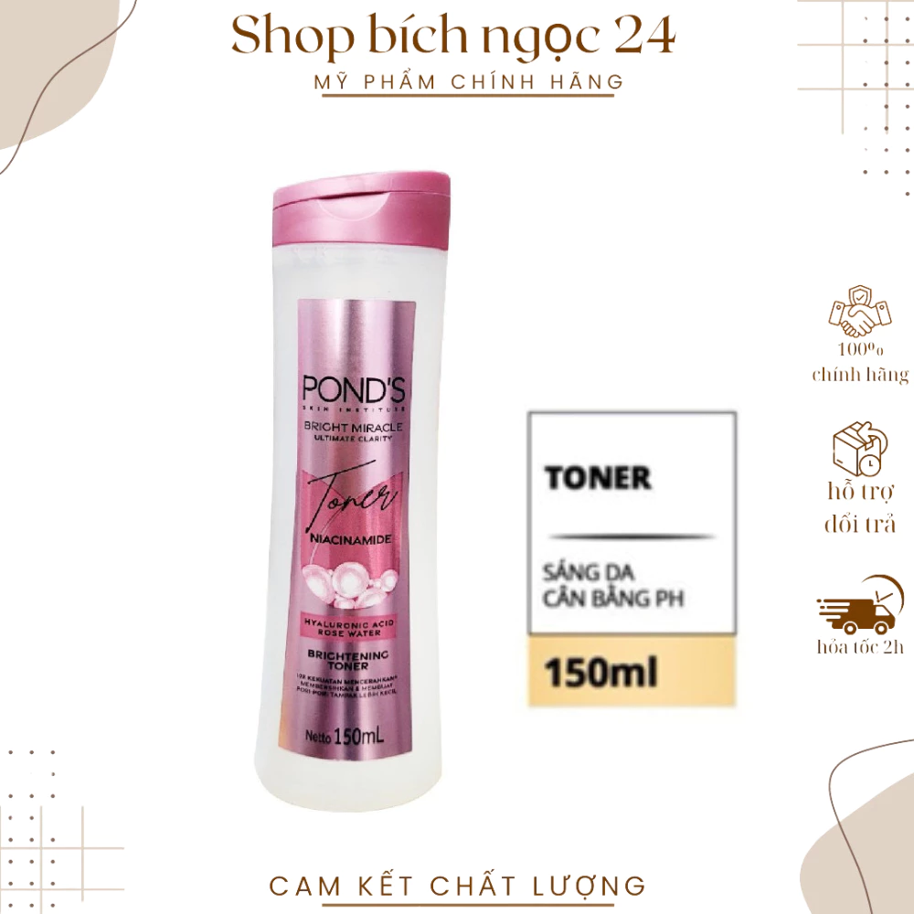 Nước Hoa Hồng Pond’s Sáng Da, Cân Bằng pH - 150ml