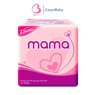 Băng vệ sinh Diana Mama cho mẹ sau sinh (12 miếng)