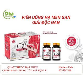 Viên uống BOGA GAN PANA - Hỗ trợ giải độc gan, tăng cường chức năng gan. Hộp 60 viên