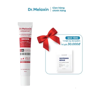 Dr Melaxin - Kem chống nắng hỗ trợ dưỡng trắng da Astaxanthin whitening sun Cream 50ml ( Tặng 1 mặt nạ b5 )