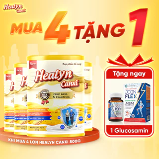 COMBO 4 [TẶNG 1] sữa non HEALYN CANXI ngăn ngừa loãng xương, tăng cường miễn dịch - lon 800g