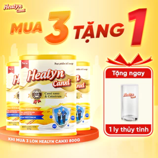 COMBO 3 [TẶNG 1] Sữa non HEALYN CANXI ngăn ngừa loãng xương, tăng cường miễn dịch