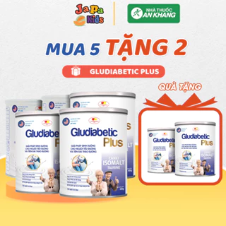 [Mua 5 tặng 2] Sữa bột cho người Tiểu Đường Gludiabetic Plus Kiểm soát đường huyết Chính hãng 400g