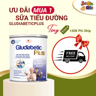 Sữa tiểu đường dạng bột Kiểm soát đường huyết cho người Tiểu Đường Gludiabetic Plus Chính Hãng 400g