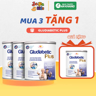 [Mua 3 tặng 1] Sữa bột Kiểm soát đường huyết cho người Tiểu Đường Gludiabetic Plus Chính Hãng 400g