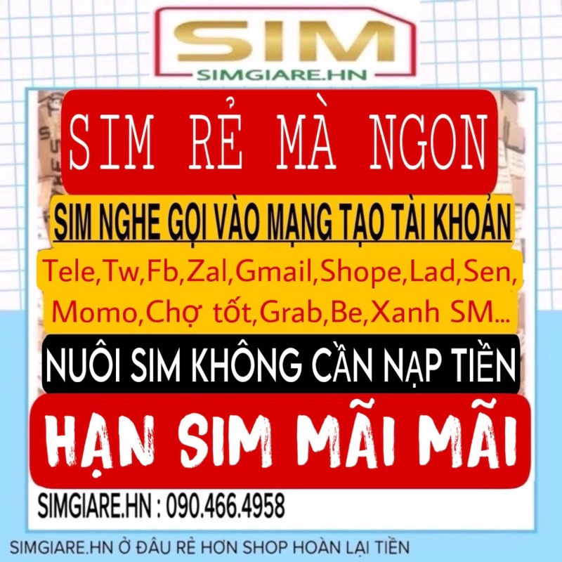 SIM VIETNAMOBILE NGHE GỌI , TẠO TÀI KHOẢN