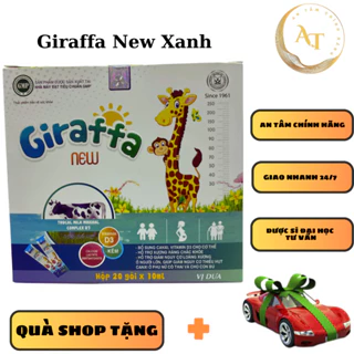 [CHÍNH HÃNG] Thực phẩm bảo vệ sức khỏe Giraffa New màu xanh bổ sung canxi cho cơ thể Hộp 20 gói