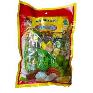 Kẹo dừa thập cẩm dẻo Thanh Long đặc sản Bến Tre 450g