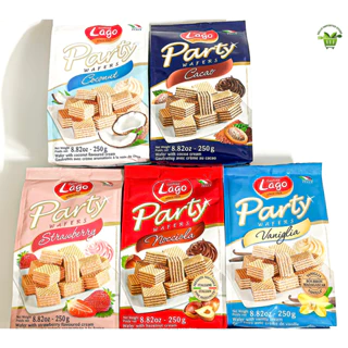 Bánh Xốp Lago Party Wafers Nhiều Vị - Gói 250g