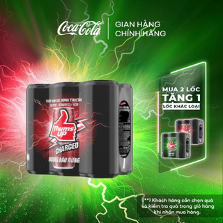 Lốc 6 Lon Nước Tăng Lực Giải Khát Thums Up Hương Dâu Rừng 320ml/Lon Sale 7.7 Coca-Cola Freeship