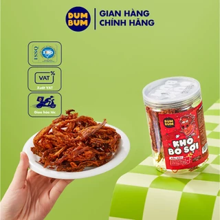 Khô bò sợi đặc biệt DumBum mềm ngon xuất sắc 200g đồ ăn vặt Hà Nội