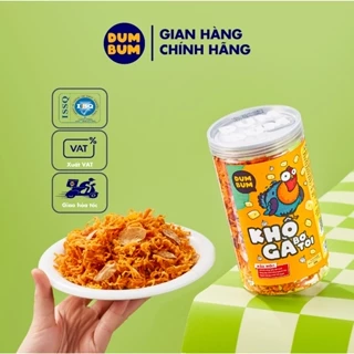 Khô gà bơ tỏi 230g DumBum đồ ăn vặt Hà Nội