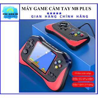 Máy chơi game cầm tay M8 Plus - Bản new 2023 - Với 500 Game siêu hot - Màn hình nét tinh xảo - Không lặp lại game