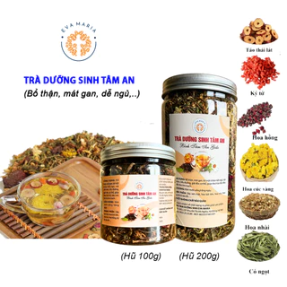 Trà Dưỡng Sinh Tâm An Eva Maria – Trà Thảo Mộc Giúp Ngủ Ngon, An Thần, Đẹp Da, Detox Cơ Thể