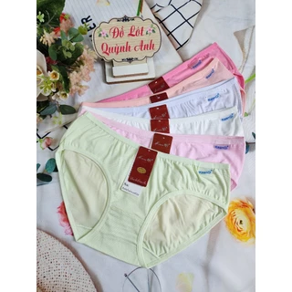 Combo 10 Quần lót cotton mềm mịn thấm hút mồ hôi co giãn 4 chiều Size :50 - 65 Kg [Mã 3012]  - Đồ Lót Quỳnh Anh