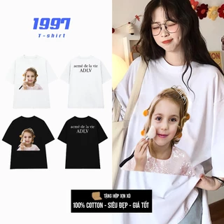 Áo thun basic ADLV 100% cotton mềm mại áo thun em bé trang điểm đáng yêu áo thun bigsize ADLV073