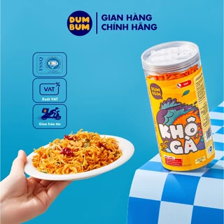 Khô gà lá chanh cay 280g DumBum đồ ăn vặt Hà Nội