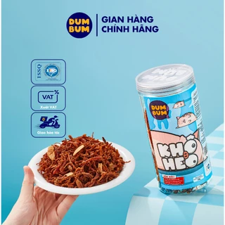 Khô heo cháy tỏi 280g DumBum (cay vừa) đồ ăn vặt Hà Nội