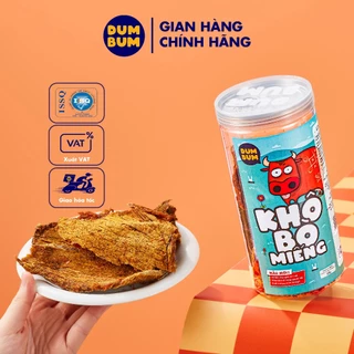 Khô bò miếng 250g Dumbum đồ ăn vặt Hà Nộ