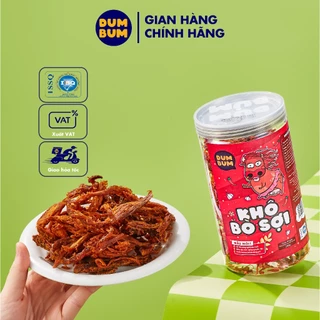 Khô bò sợi đặc biệt DumBum mềm ngon xuất sắc 250g đồ ăn vặt Hà Nội