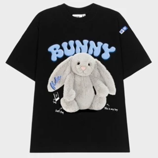 Áo Thun Nam Nữ Thỏ BUNNY Unisex Nam Nữ Cổ Tròn Form Rộng Sam4 Boutique