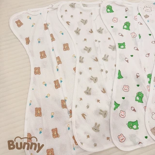 Nhộng chũn cho bé, nhộng chũn Bunny thông hơi thoáng khí siêu co giãn, khóa 2 chiều tiện lợi cao cấp mềm mại đàn hồi