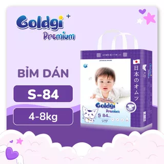 Bỉm Nhật Goldgi cao cấp GoldgiX5 Goldgi Eco Dán S76/L56/M66  QuầnL48/XL44/XXL32 1 bịch