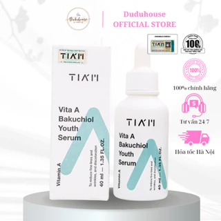 Serum Tiam Bakuchiol + Retinol Tia'm Vita A Youth Serum Căng Bóng, Trẻ Hoá Da Serum 40ml Duduhouse