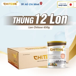 Thùng 12 lon Sữa dinh dưỡng Chitose hỗ trợ sức khoẻ miễn dịch cho người cao tuổi từ Nhật Bản Hiweight