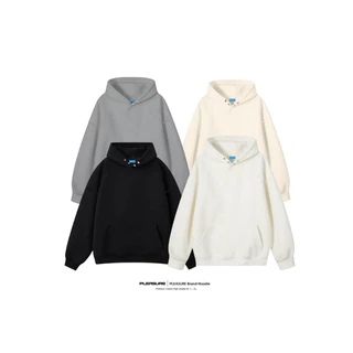 Áo hoodie PLEASURE Trơn Tee Cotton 100% Unisex Nam Nữ Form Rộng Tay Lỡ Oversize Local Brand