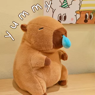 Gấu bông capybara Kéo mũi - Balo rùa cute dễ thương size 25 - 35 - 45 - 55cm Eda's House