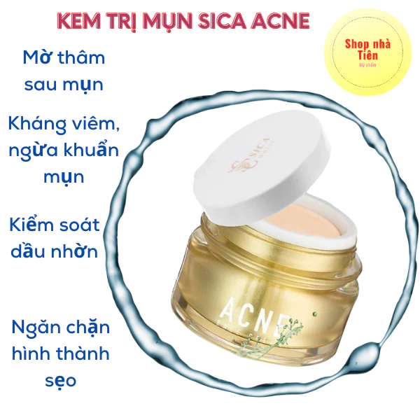 [Kem Mụn] Giảm Mụn, Mờ Thâm Mụn, Sáng da - SICA WHITE - 25gr