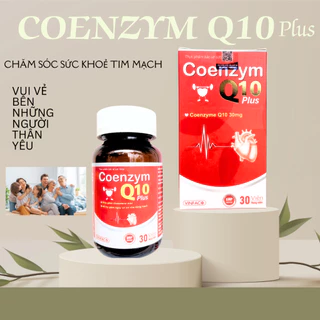 Coenzyme Q10, tăng cường sức khỏe tim mạch I Thành phần Coenzyme Q10 nhập khẩu.