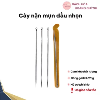 1 cây nặn mụn inox đầu nhọn.