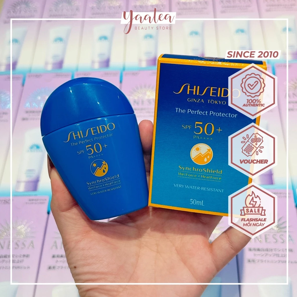 Kem chống nắng SHISEIDO THE PERFECT PROTECTOR SPF50+ PA++++