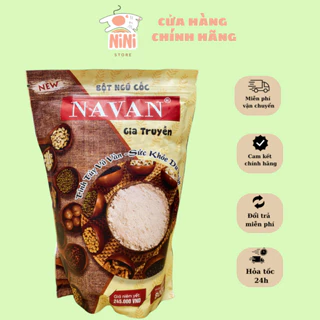 Ngũ cốc lợi sữa NAVAN chính hãng NINI STORE dành cho mẹ bỉm sau sinh, ngũ cốc 9 vị đậu gia truyền