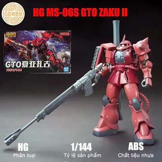 Mô Hình Lắp Ráp HG GTO 1/144 MS-06S Zaku II (Red Comet Ver.)