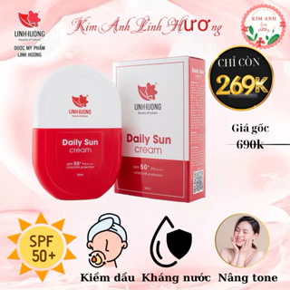 Kem Chống Nắng Linh Hương Daily Sun Cream SPF50 PA+++ - 50ml - Kim Anh Linh Hương