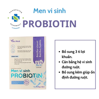 Men vi sinh Probiotin