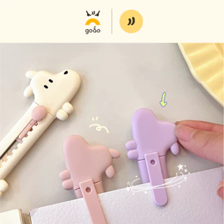 Dao rọc giấy mini unbox hàng chó dài vô tri cute