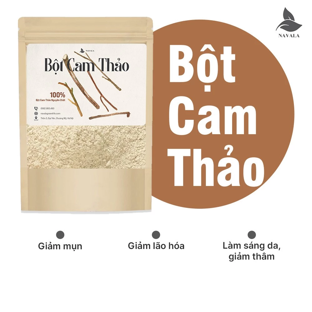 Bột cam thảo nguyên chất NAVALA 100% oganic